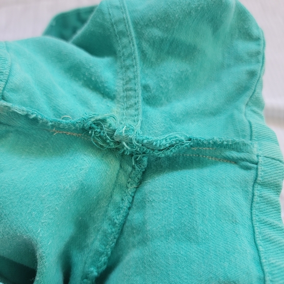 🎩Vintage Stefano International Turquoise High Waisted Shorts 2.5" Inseam - Picture 9 of 10